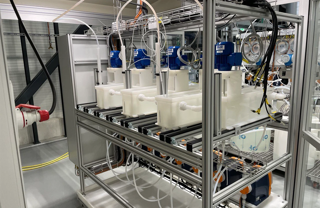 MEAB MSU5 industrial-scale mixer-settler for high-throughput solvent extraction